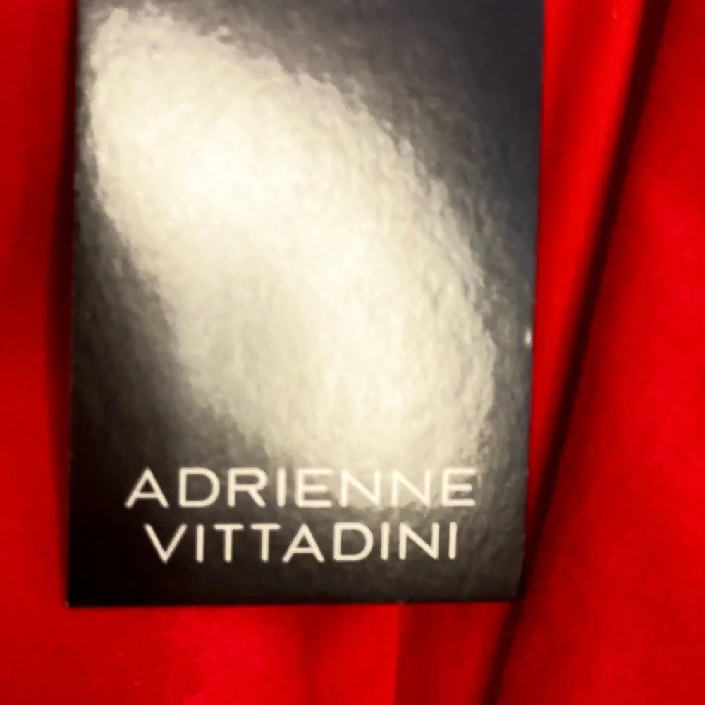 Adrienne Vittadini Women's Orange/Red Linen Blazer - Size USM - Picture 4 of 16